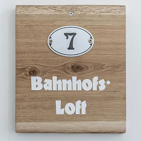 Ferienbahnhof Fichtental Bahnhofs-loft 公寓 *